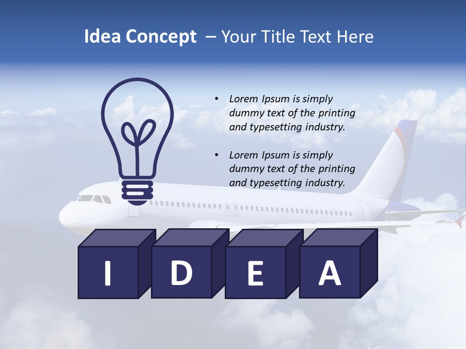 Falcon Wing Land PowerPoint Template