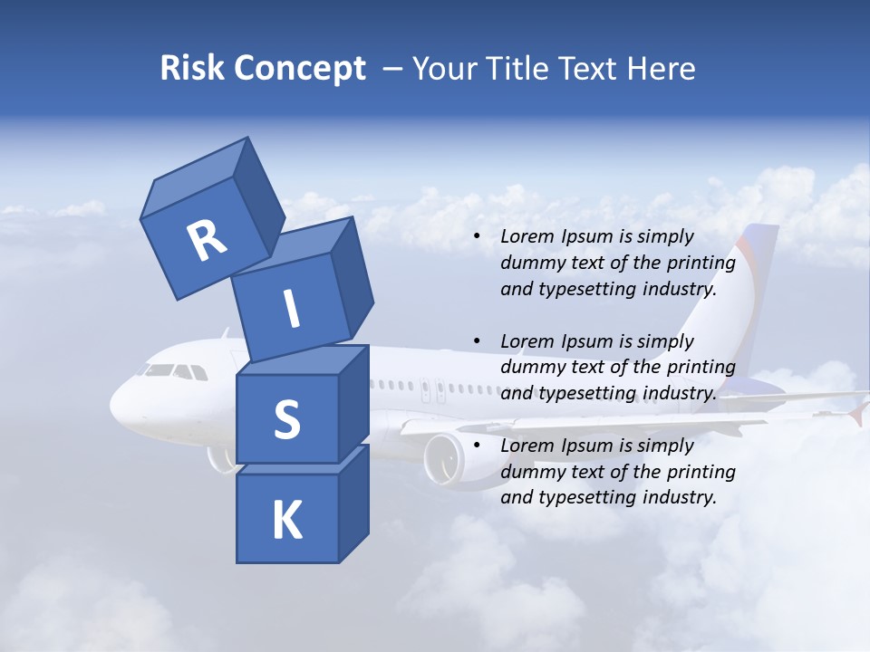 Falcon Wing Land PowerPoint Template