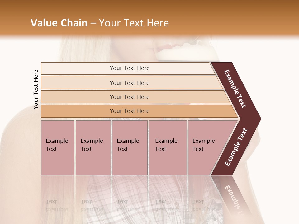 Person Girl Eye PowerPoint Template