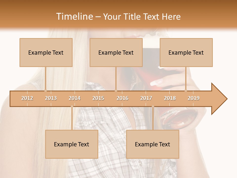 Person Girl Eye PowerPoint Template