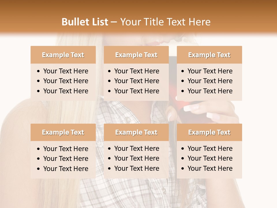 Person Girl Eye PowerPoint Template