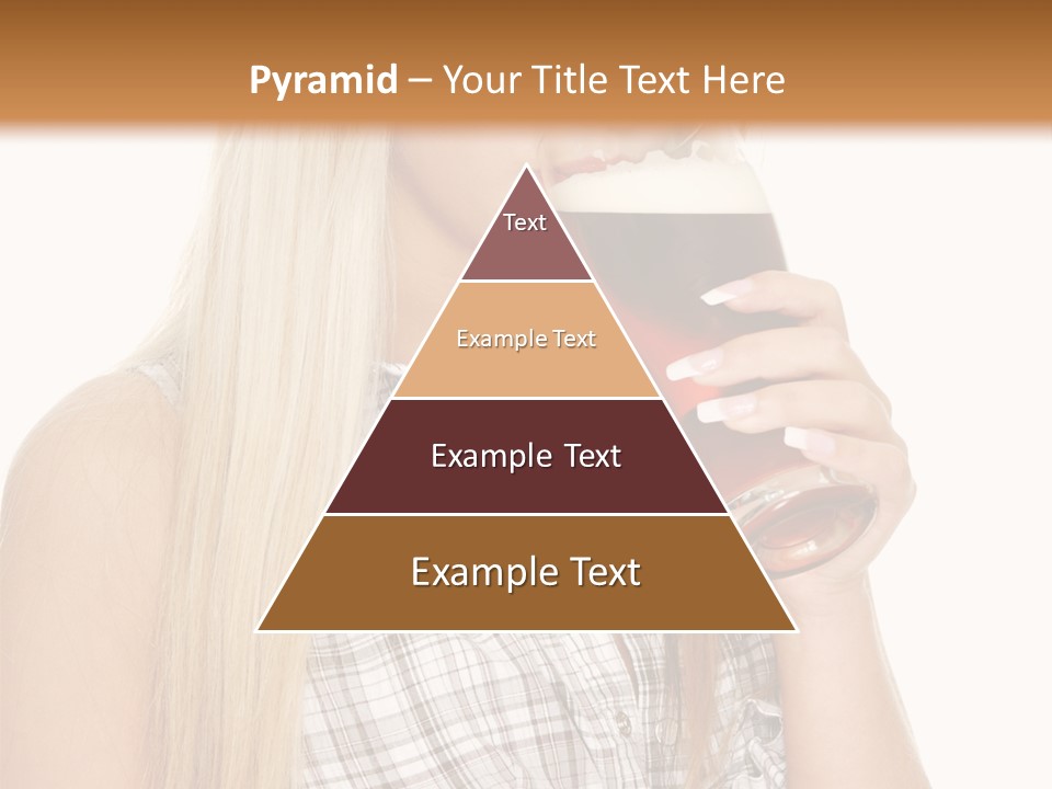 Person Girl Eye PowerPoint Template