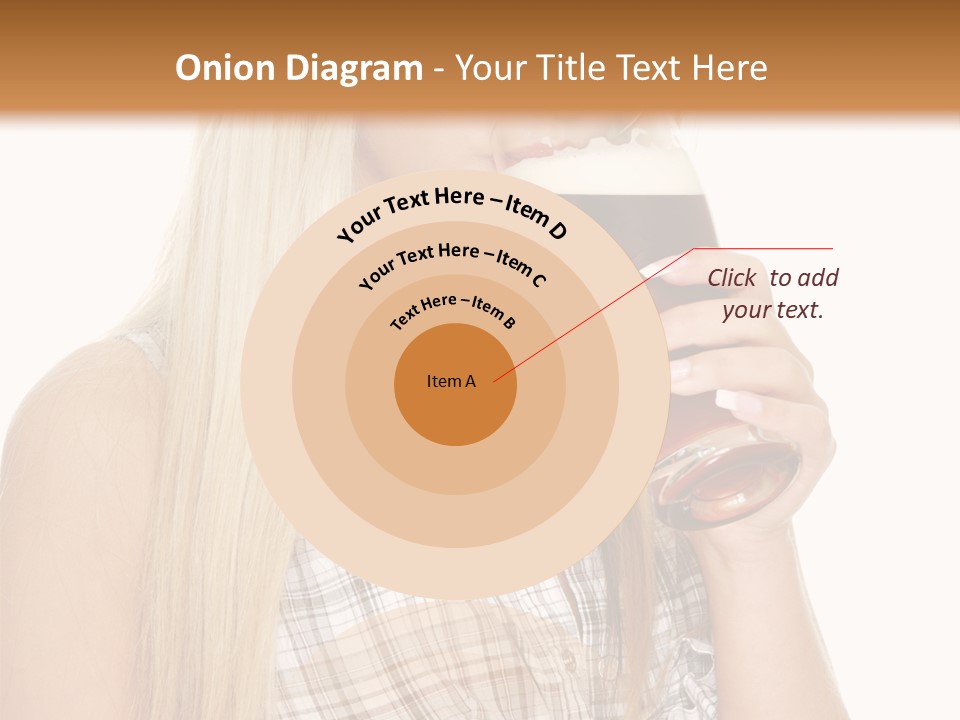 Person Girl Eye PowerPoint Template