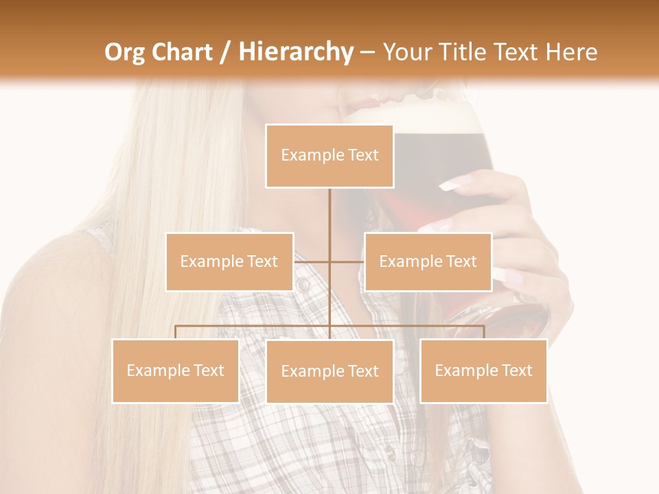 Person Girl Eye PowerPoint Template