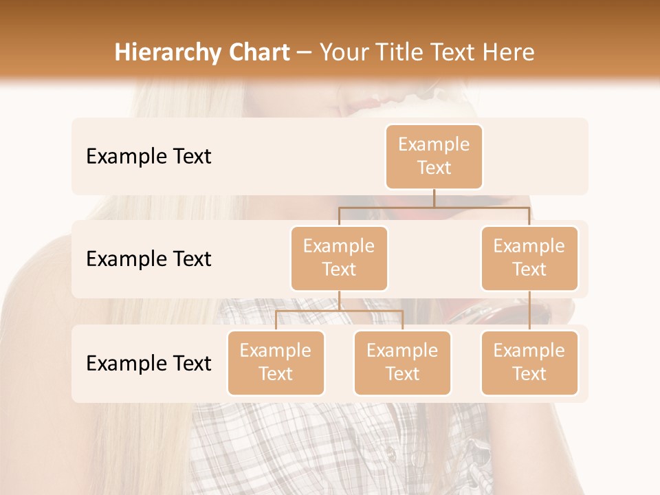 Person Girl Eye PowerPoint Template