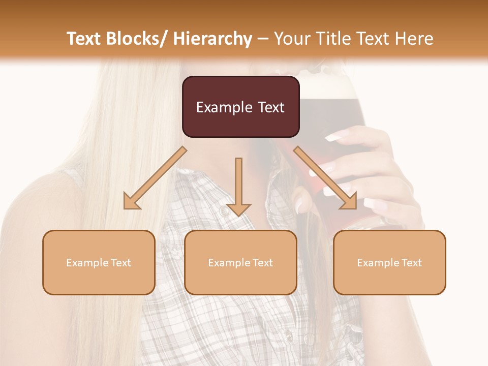 Person Girl Eye PowerPoint Template