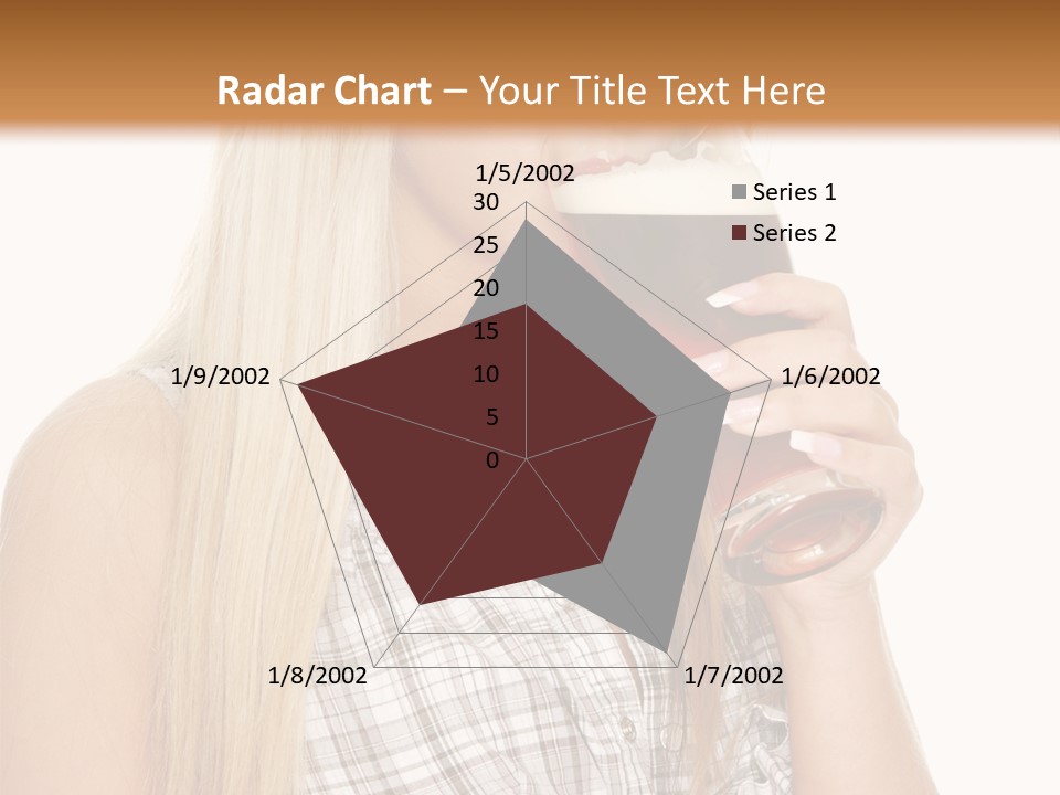 Person Girl Eye PowerPoint Template