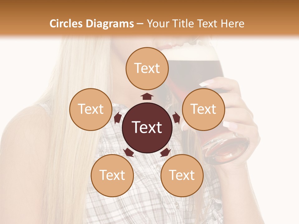 Person Girl Eye PowerPoint Template