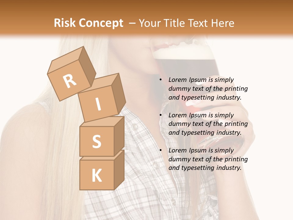 Person Girl Eye PowerPoint Template