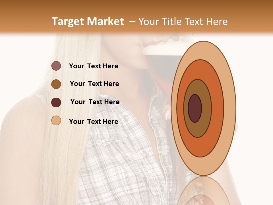 Person Girl Eye PowerPoint Template