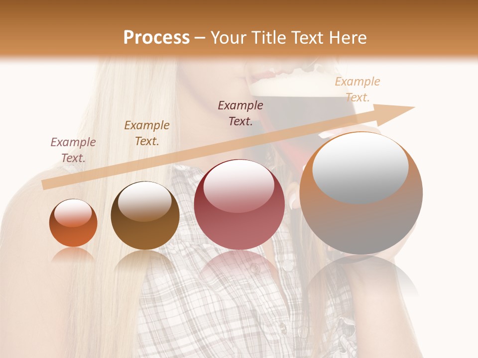 Person Girl Eye PowerPoint Template