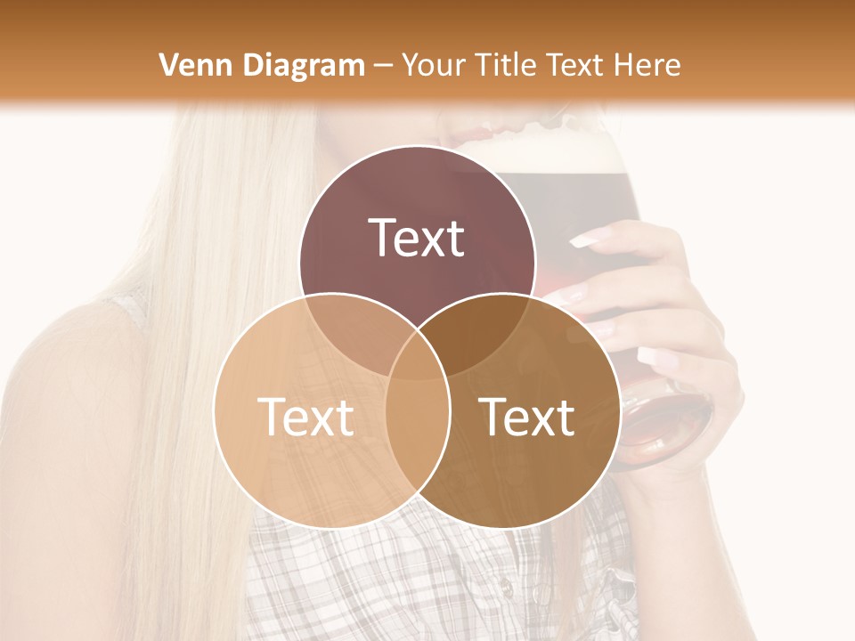 Person Girl Eye PowerPoint Template