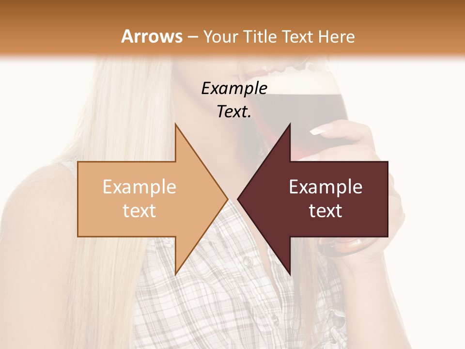 Person Girl Eye PowerPoint Template