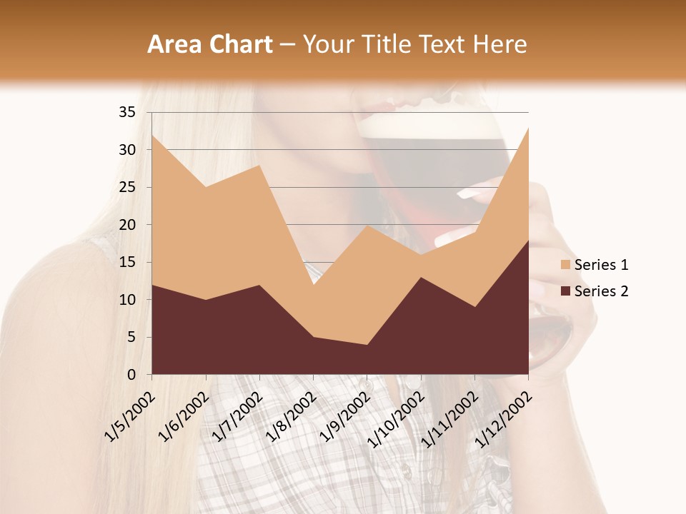 Person Girl Eye PowerPoint Template
