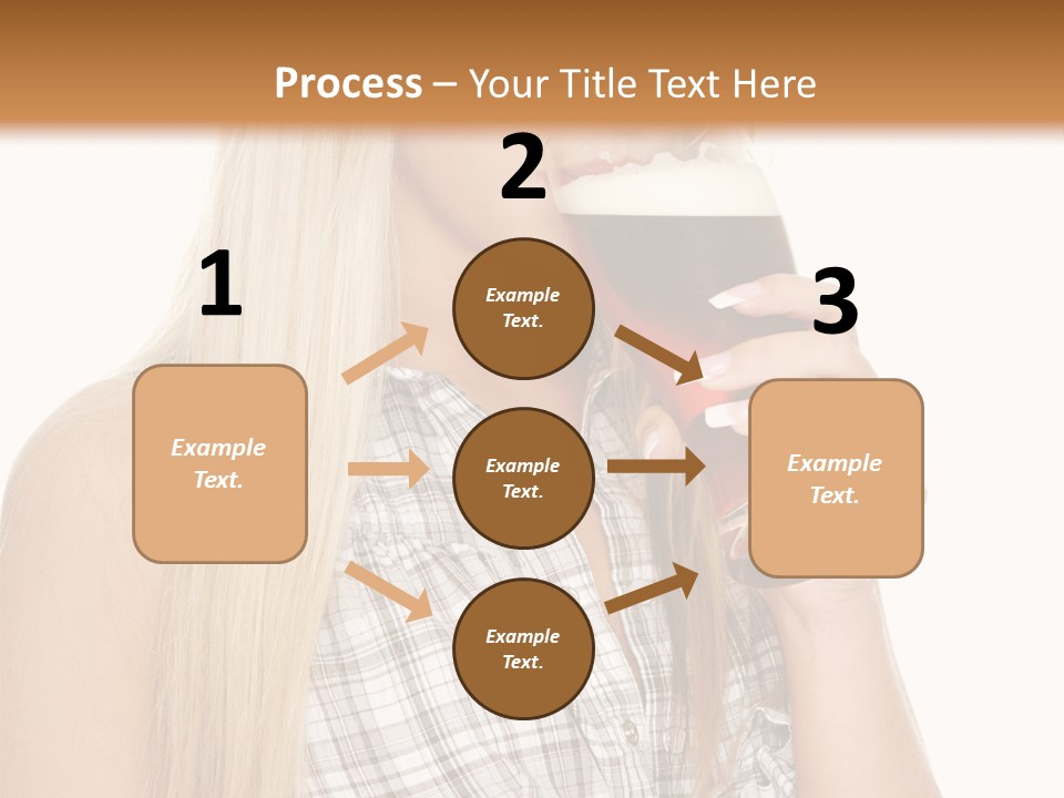 Person Girl Eye PowerPoint Template