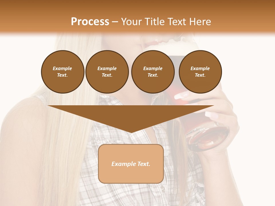 Person Girl Eye PowerPoint Template