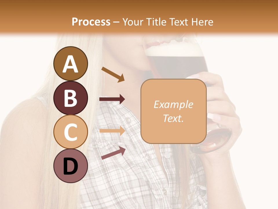 Person Girl Eye PowerPoint Template