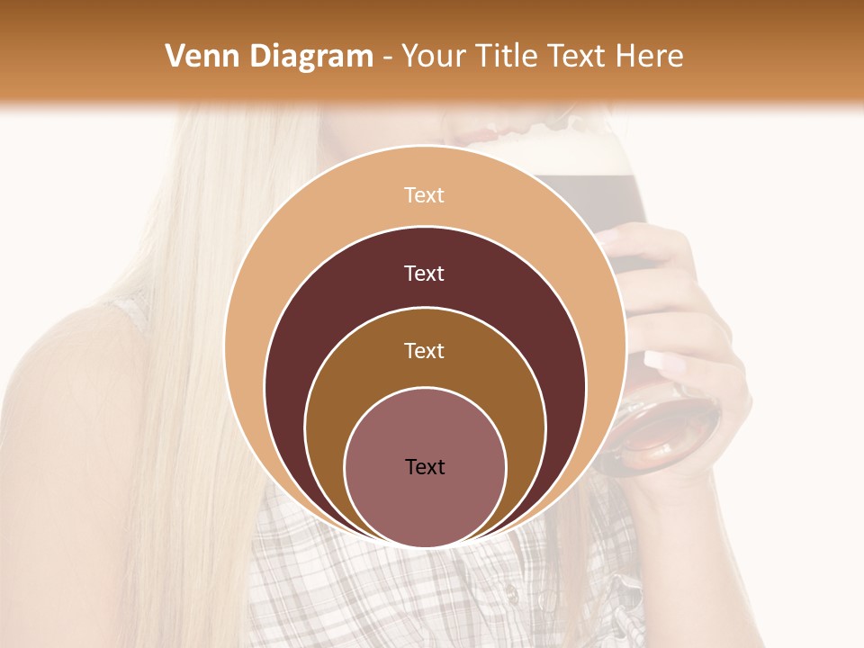 Person Girl Eye PowerPoint Template