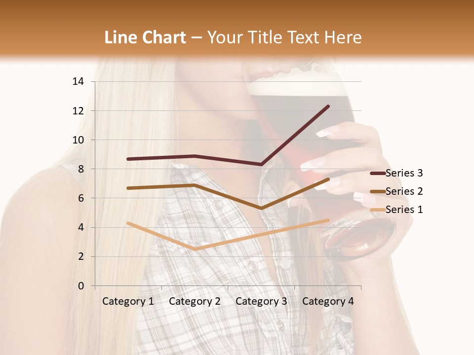 Person Girl Eye PowerPoint Template