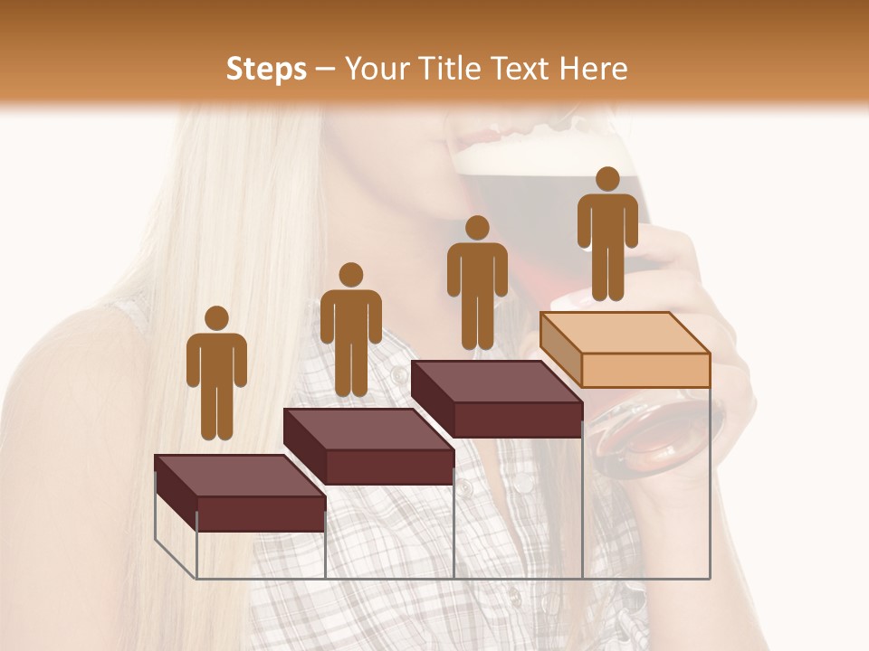 Person Girl Eye PowerPoint Template