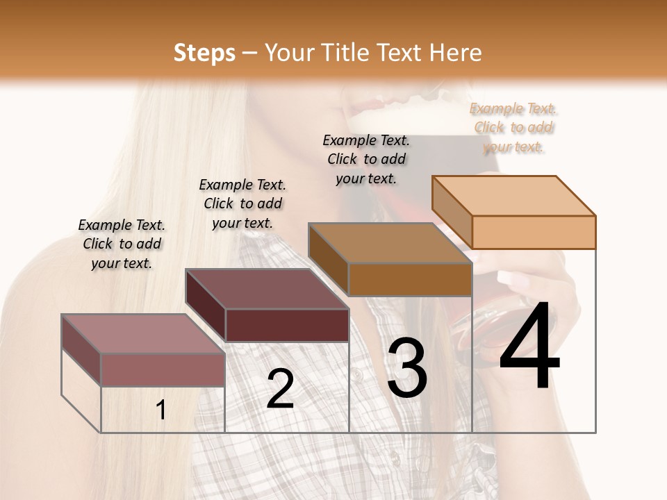 Person Girl Eye PowerPoint Template