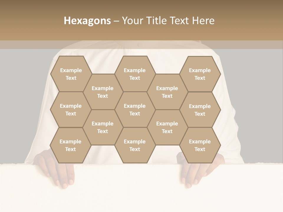 Man Arab Table PowerPoint Template