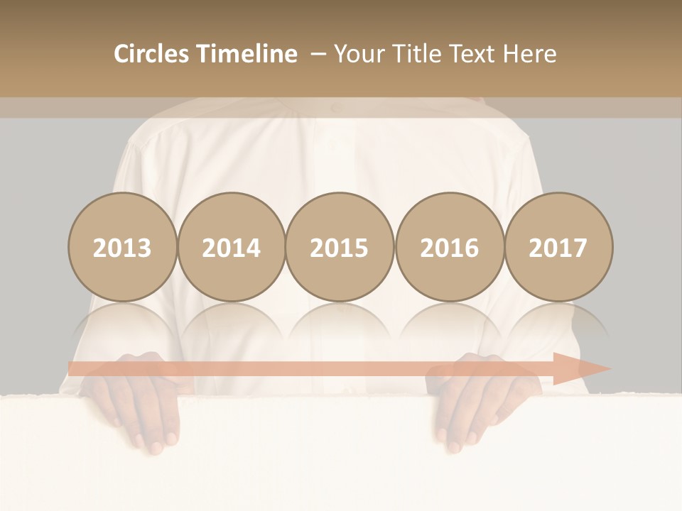 Man Arab Table PowerPoint Template