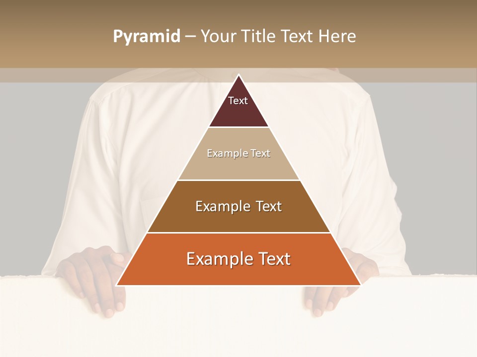Man Arab Table PowerPoint Template