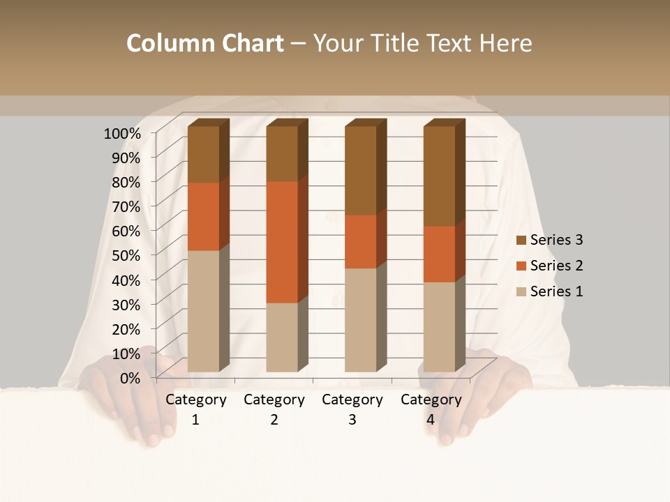 Man Arab Table PowerPoint Template