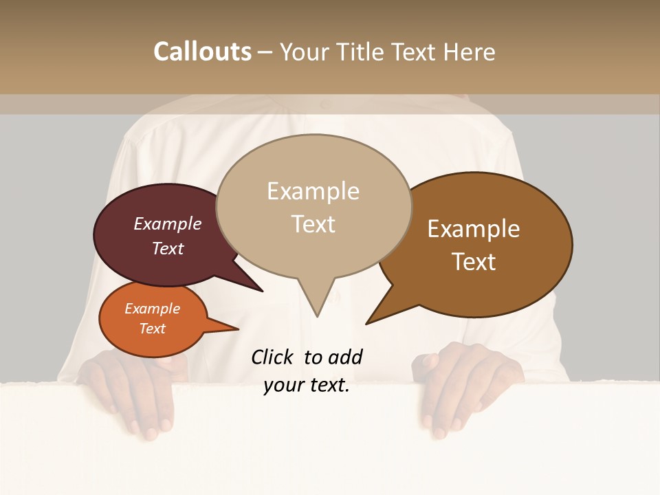 Man Arab Table PowerPoint Template