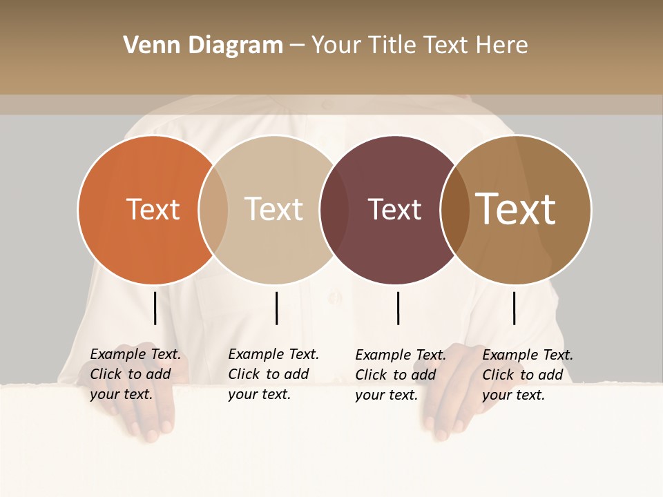 Man Arab Table PowerPoint Template