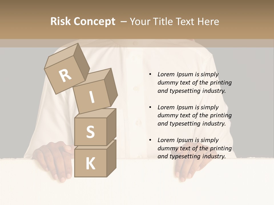 Man Arab Table PowerPoint Template