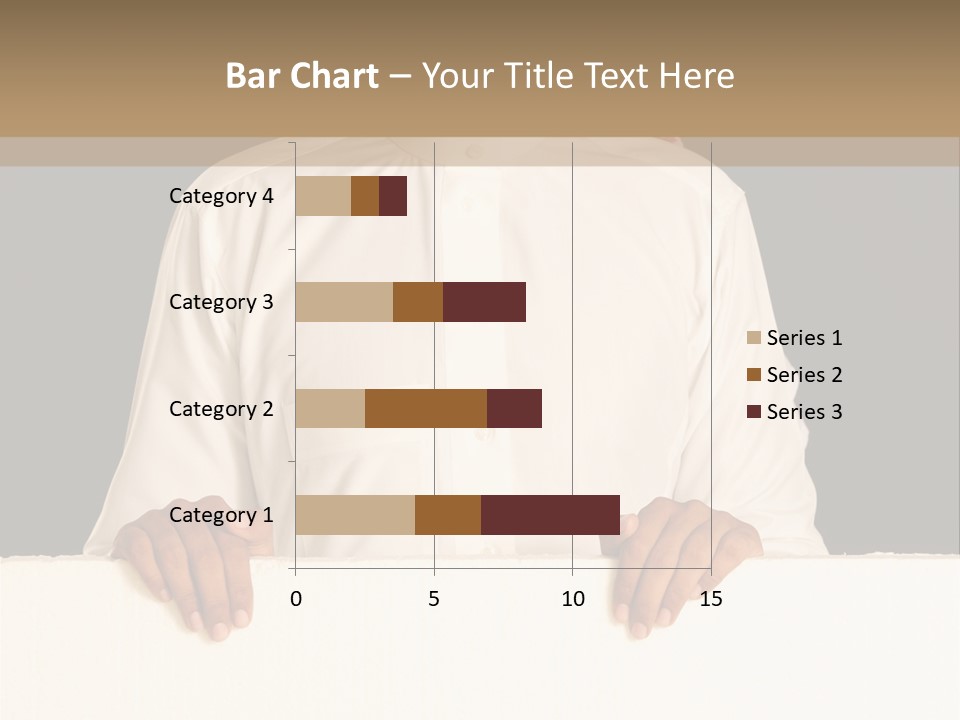 Man Arab Table PowerPoint Template