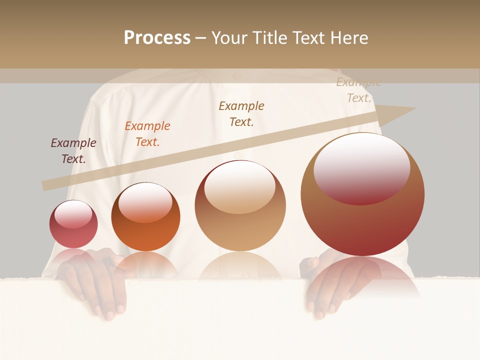 Man Arab Table PowerPoint Template