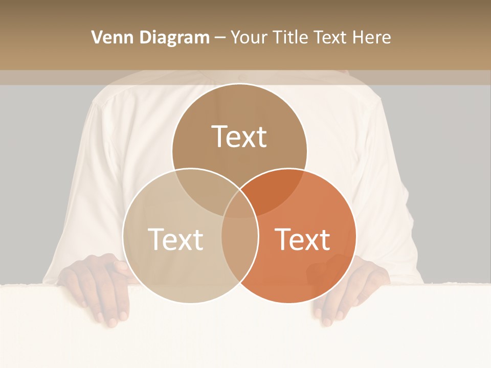 Man Arab Table PowerPoint Template