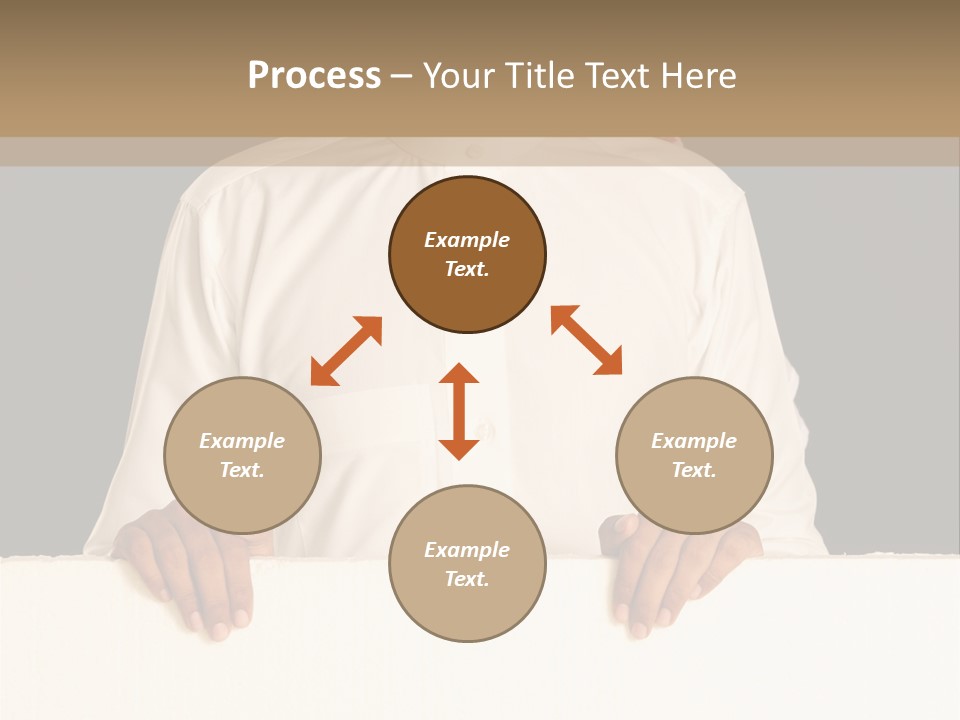 Man Arab Table PowerPoint Template