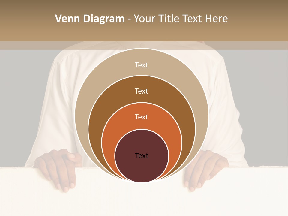 Man Arab Table PowerPoint Template