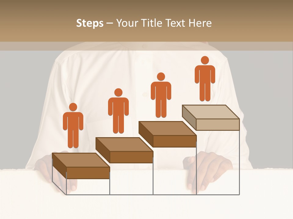 Man Arab Table PowerPoint Template