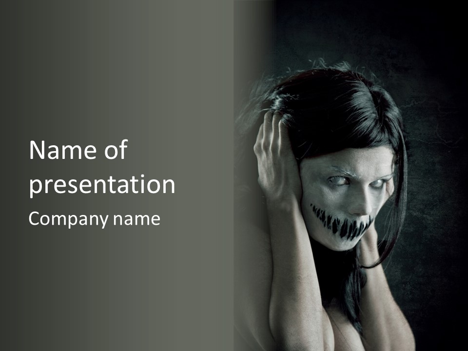Angry Mouth Magic PowerPoint Template