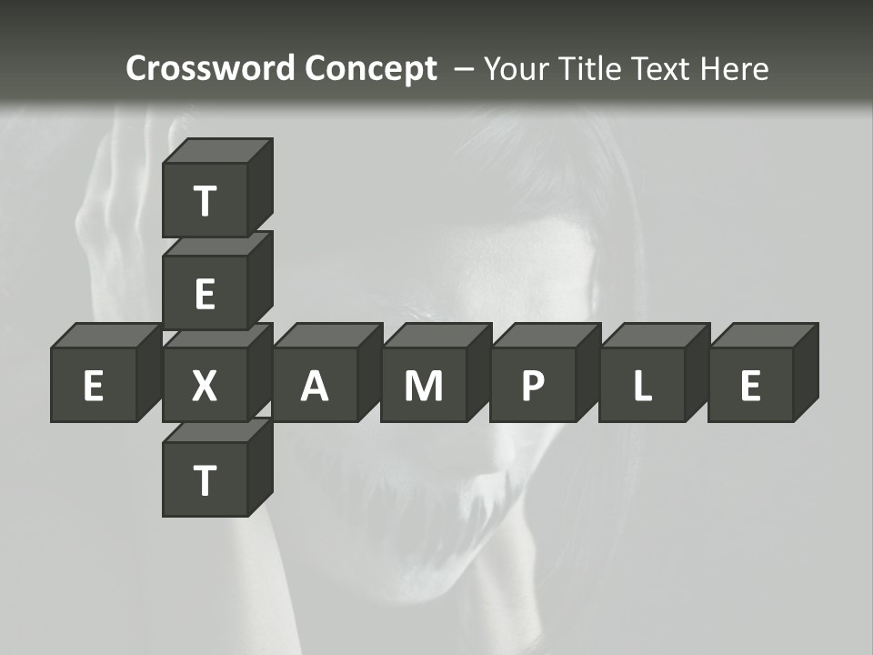 Angry Mouth Magic PowerPoint Template