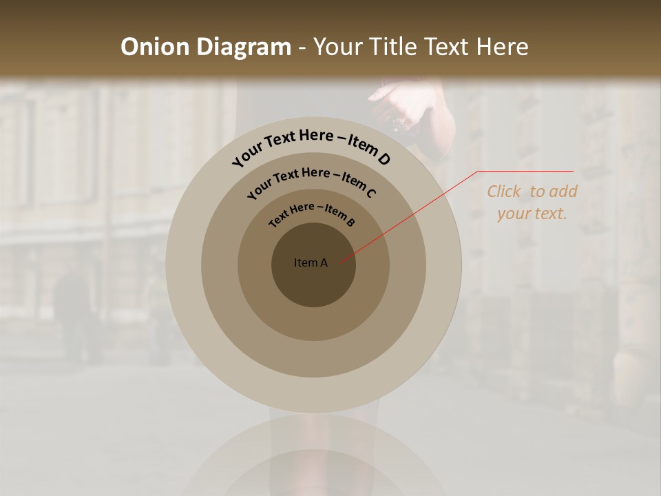 Girl Lady Street PowerPoint Template