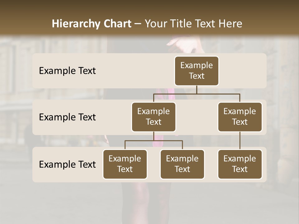 Girl Lady Street PowerPoint Template