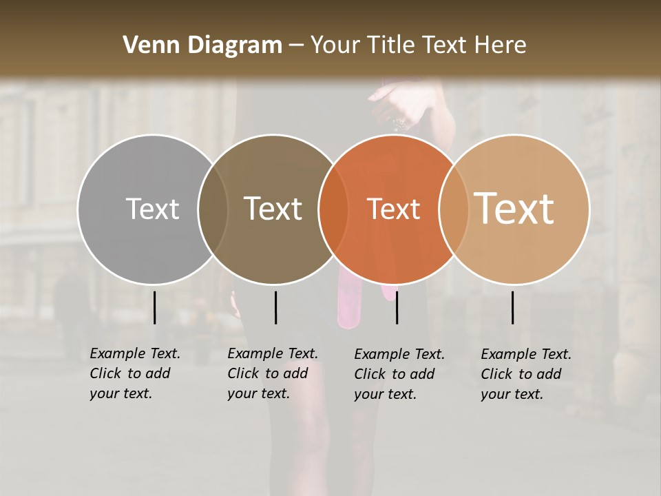 Girl Lady Street PowerPoint Template