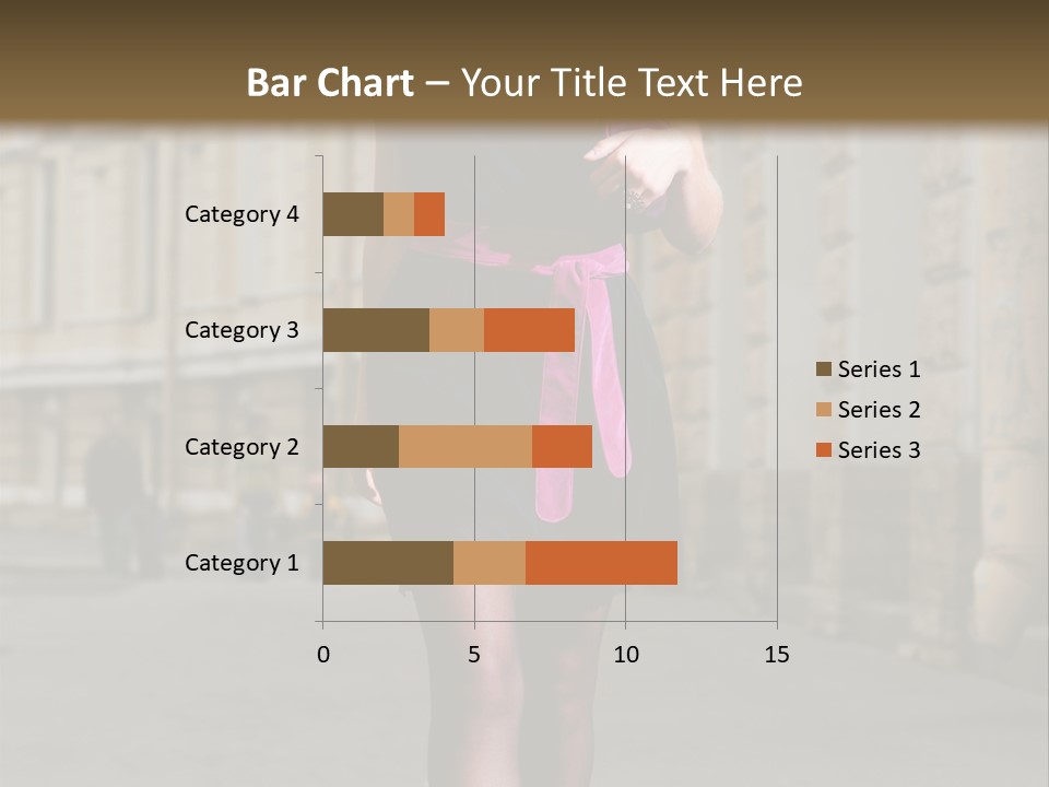 Girl Lady Street PowerPoint Template