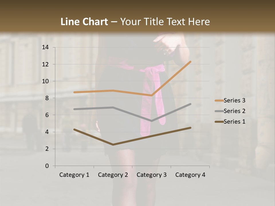 Girl Lady Street PowerPoint Template