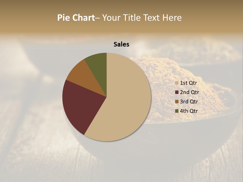 Orange Turmeric Background PowerPoint Template