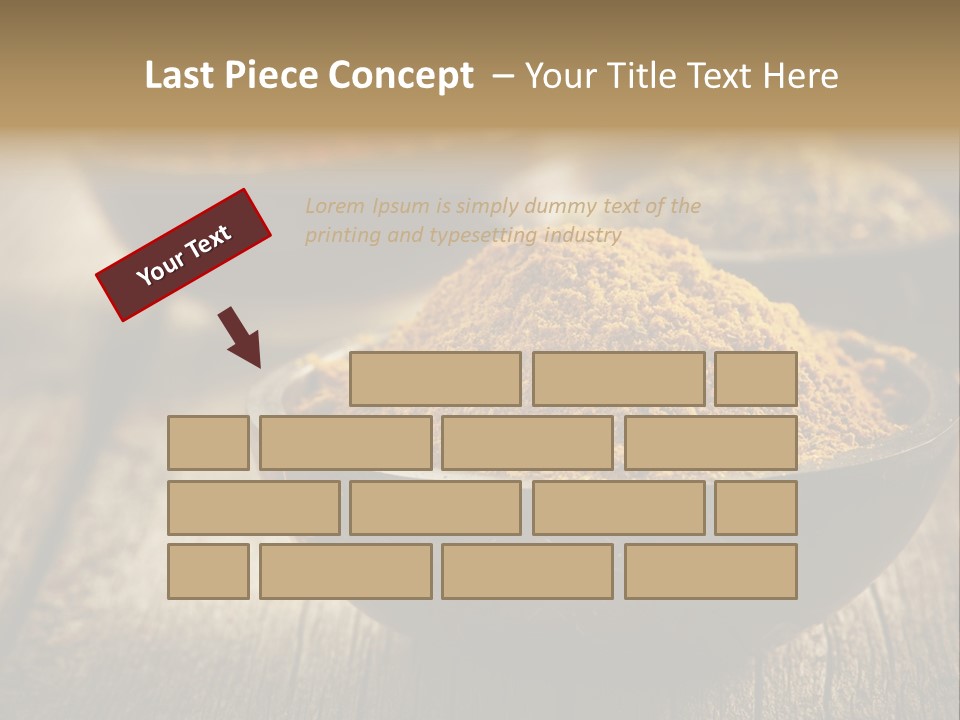 Orange Turmeric Background PowerPoint Template