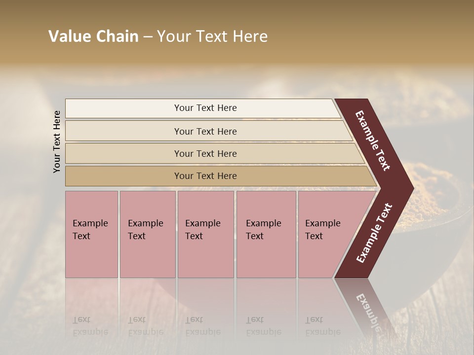 Orange Turmeric Background PowerPoint Template