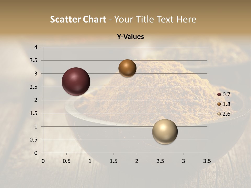 Orange Turmeric Background PowerPoint Template