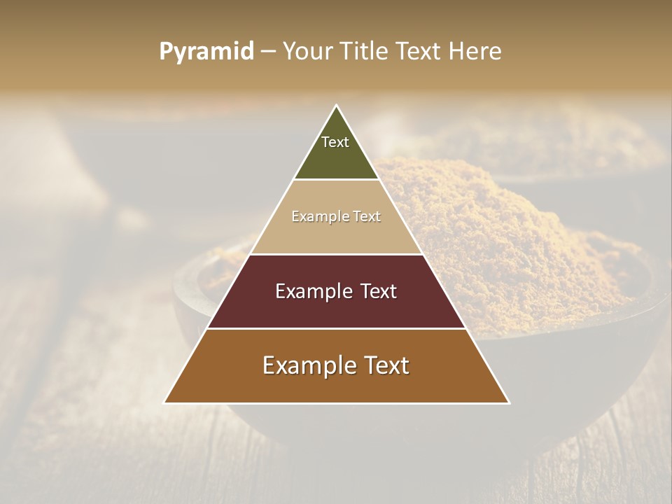 Orange Turmeric Background PowerPoint Template